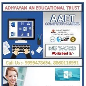 MS-Word Worksheet Bundle